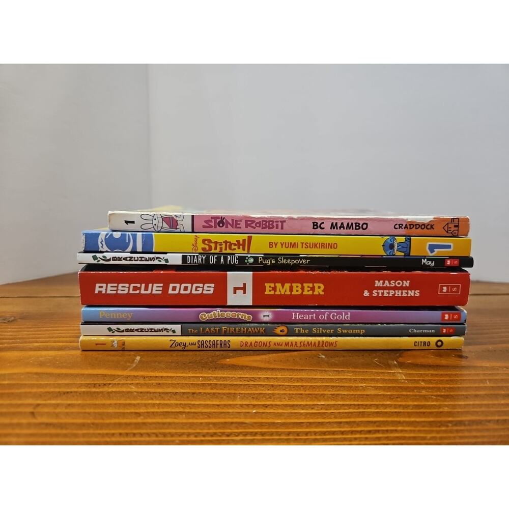 Assorted Lot Of 7 Kids‎ Paperback Books